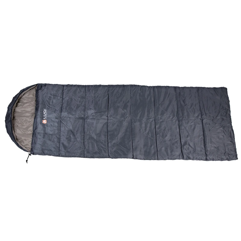 Спальний мішок водонепроникний з капюшоном, сірий LU009