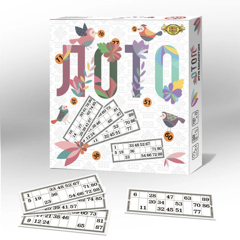 Настільна гра "Лото" MKM0323 правила гри рос. і укр. мовою — Майстер