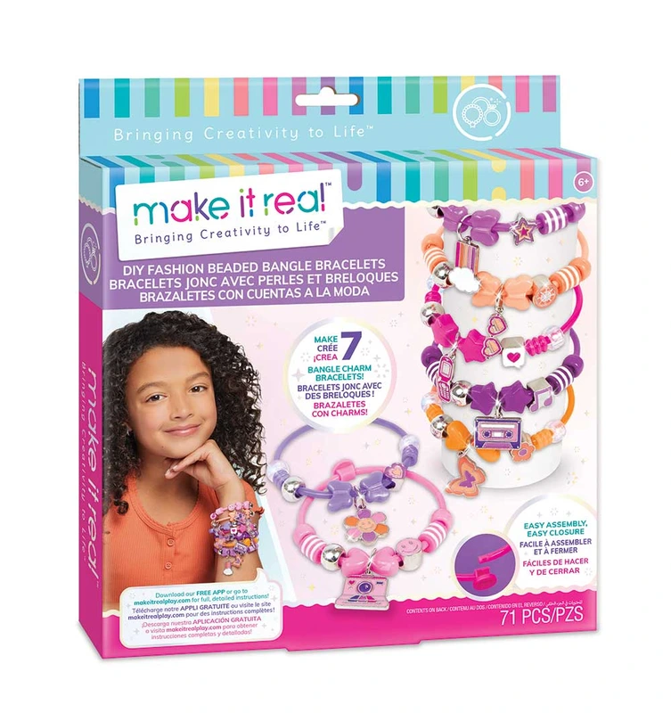 Make it Real: Набір для створення шарм-браслетів «Стильні намистинки»