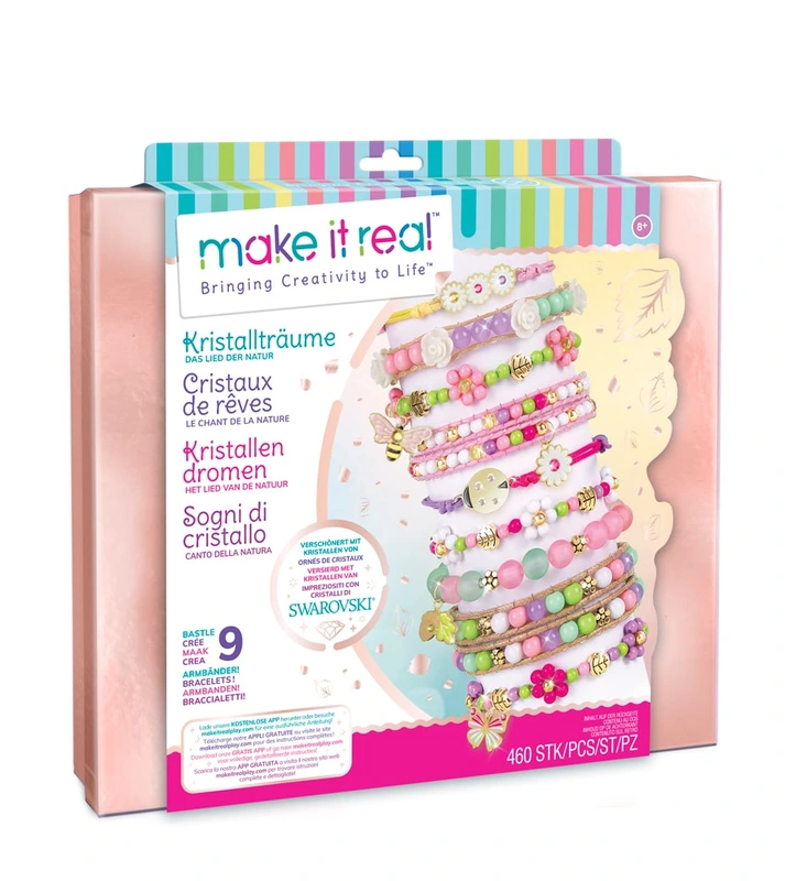 Make it Real: Набір для створення шарм-браслетів 'Казкова природа' з кристалами Swarovski — Make it Real