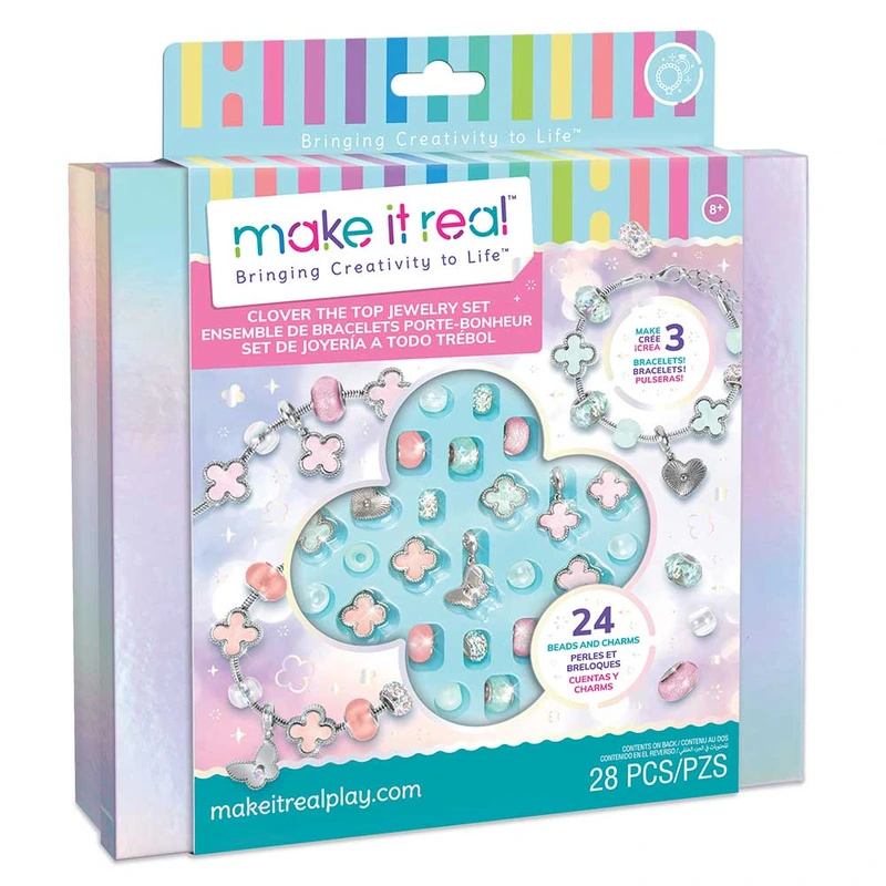 Make it Real: Міні набір для створення шарм-браслетів 'Листочок конюшини'