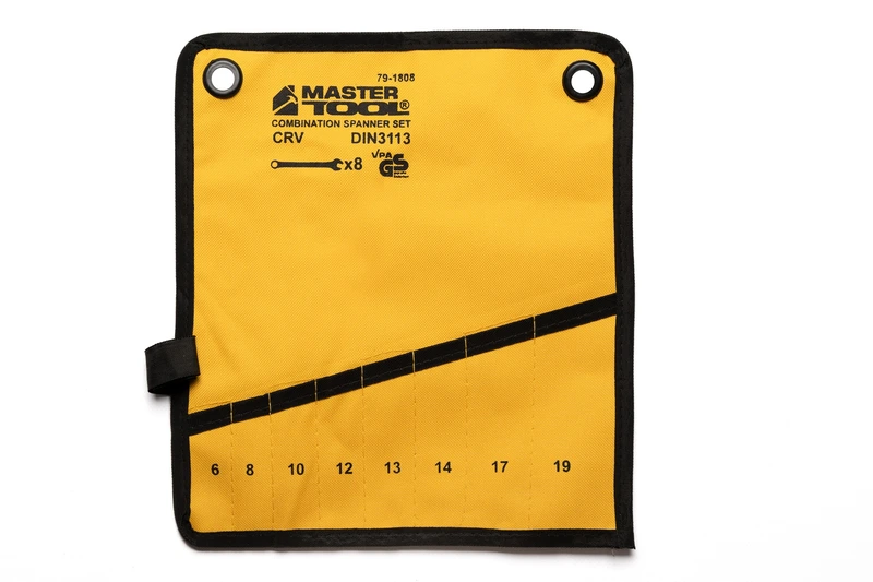 Чохол для гайкових ключів MASTERTOOL 8 кишень 79-1808 — MASTERTOOL