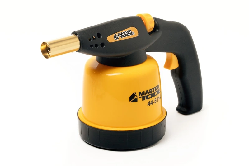 Лампа газова паяльна MASTERTOOL п'єзопідпал Ø 20 мм/1300°С 1.3 кВт 94.6 г/год 44-5114