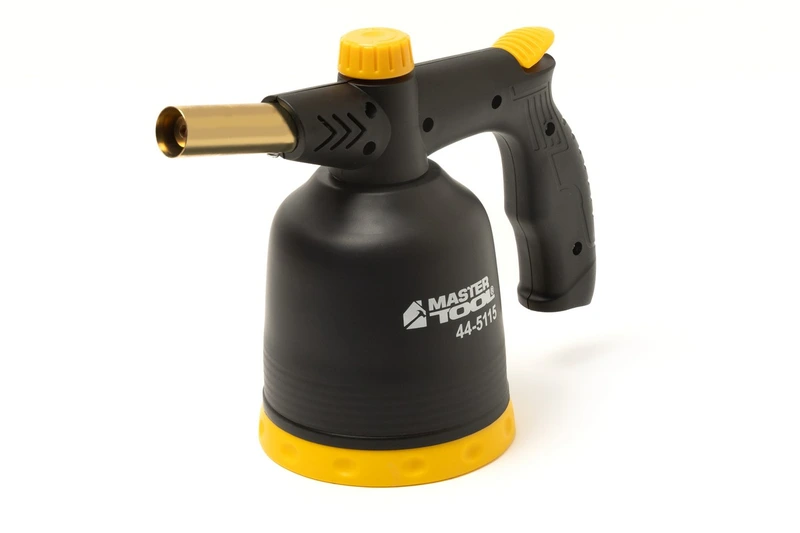 Лампа газова паяльна MASTERTOOL п'єзопідпал/обертання 360° Ø 20.2 мм/1300°С 1.7 кВт 123 г/год 44-5115