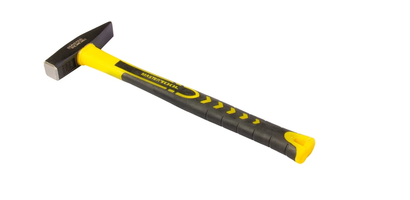 Молоток слюсарний MASTERTOOL 300 г HRC 50 рукоятка фібергласова 305 мм 02-0803