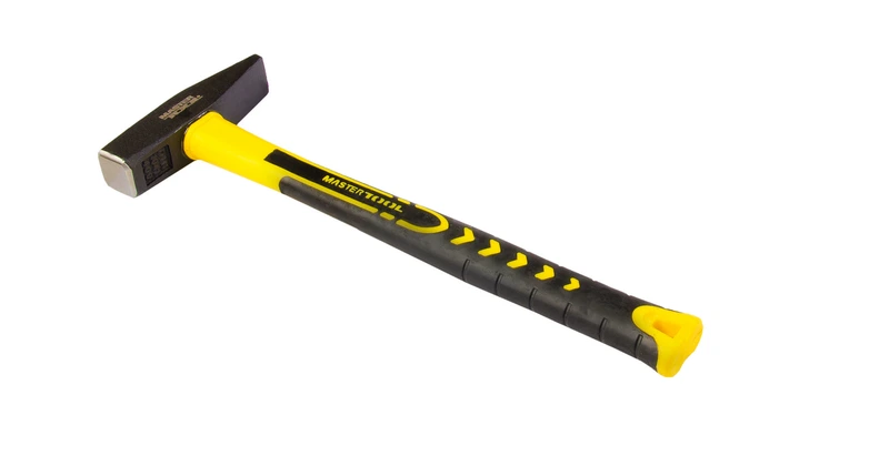 Молоток слюсарний MASTERTOOL 400 г HRC 50 рукоятка фібергласова 310 мм 02-0804