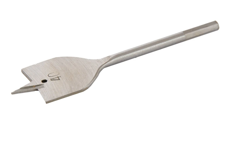 Свердло для дерева MASTERTOOL пір'яне 40х152 мм 6-гранний хвостовик 12-0400