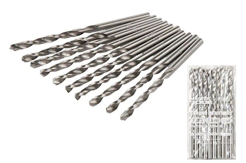 Свердло для металу MASTERTOOL HSS 3.8х75 мм WHITE 10-1038