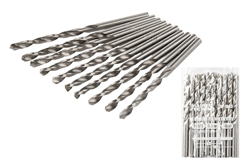 Свердло для металу MASTERTOOL HSS 6.5х101 мм WHITE 10-1065