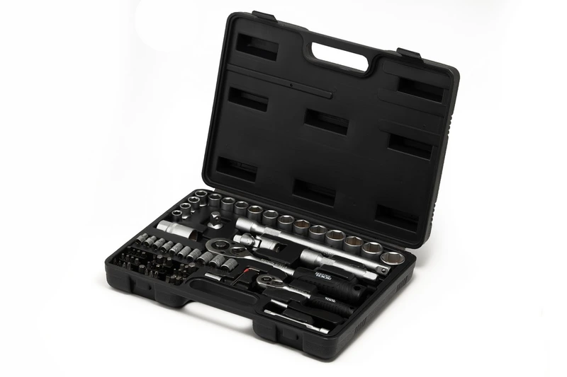 Набір інструментів MASTERTOOL ¼"&½" 72 шт 4-13 мм 10-27 мм кейс 78-7072