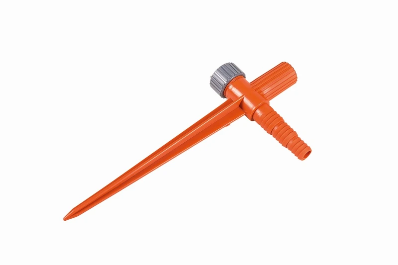 Ніжка для зрошувача MASTERTOOL зі штуцером прохідна ½"-⅝"-¾" 92-9136 — MASTERTOOL