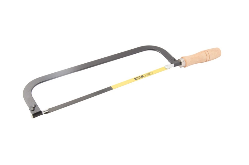 Ножівка по металу MASTERTOOL 300 мм з дерев'яною ручкою полотно 12.5 мм 24TPI 14-2235 — MASTERTOOL
