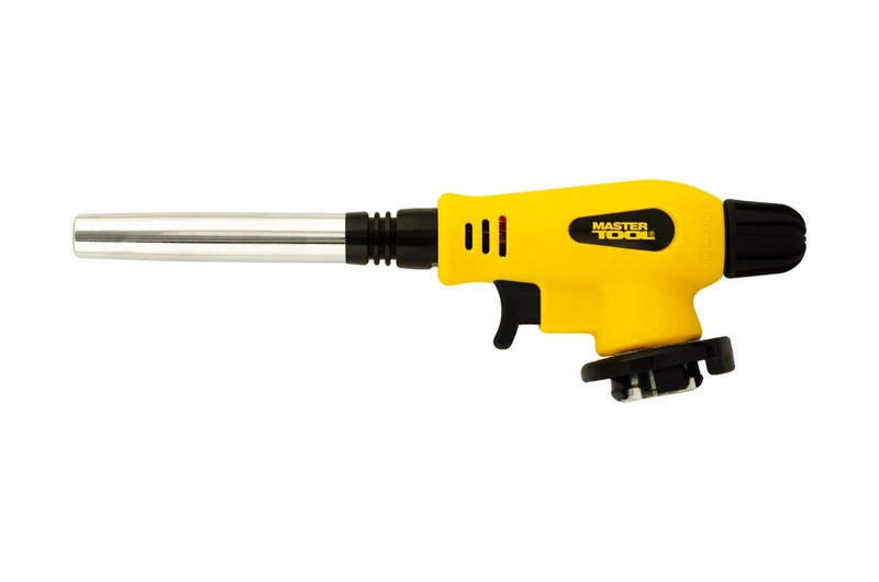 Пальник для газового балона MASTERTOOL "Фотон LONG" п'єзопідпал Ø 14 мм/1300°С подовжене сопло 44-5042