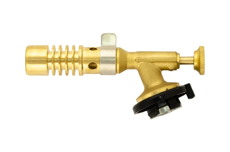 Пальник для газового балона MASTERTOOL "Геліос" Ø 22 мм/1300°С латунь 44-5044