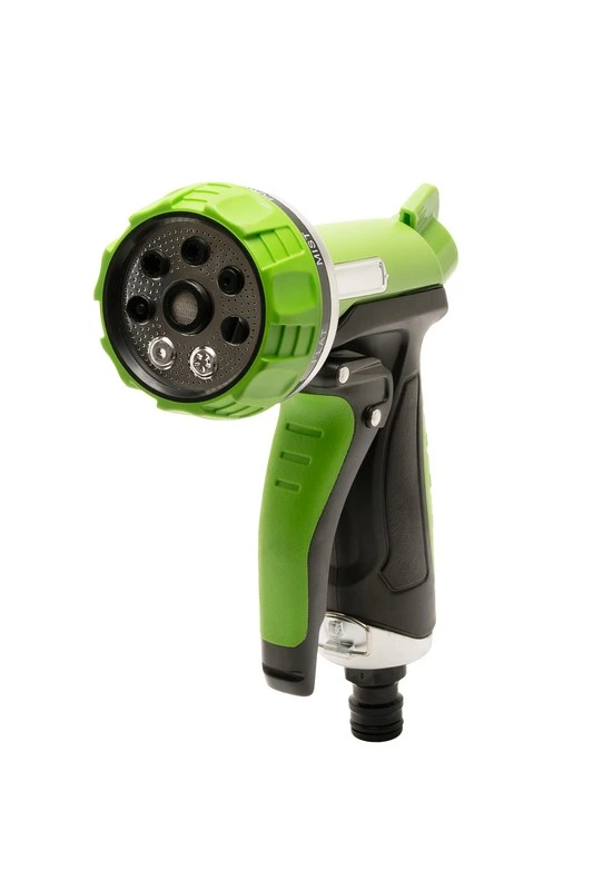 Пістолет для поливу MASTERTOOL WATER CLICK ½" 7 режимів металеве сопло TPR покриття 92-9348 — MASTERTOOL