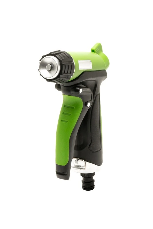 Пістолет для поливу MASTERTOOL WATER CLICK ½" плавне регулювання напору металеве сопло TPR покриття 92-9349 — MASTERTOOL