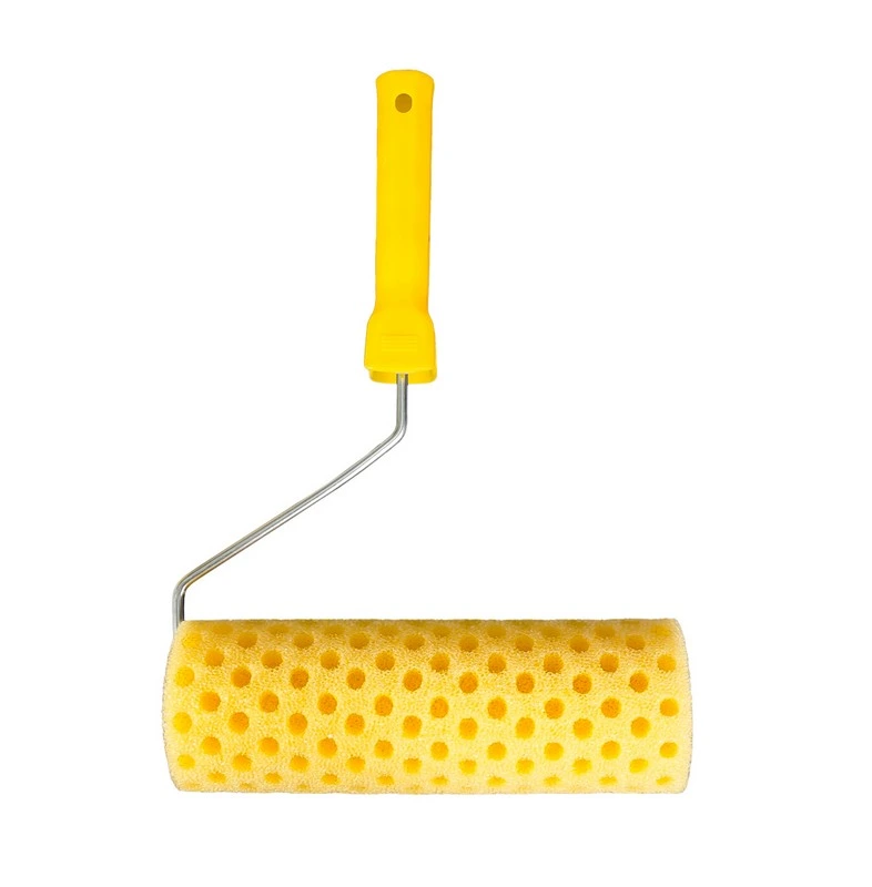 Валик малярський структурний MASTERTOOL Moltopren Decor Peas 80/230 мм Ø 6 мм з ручкою 92-6204