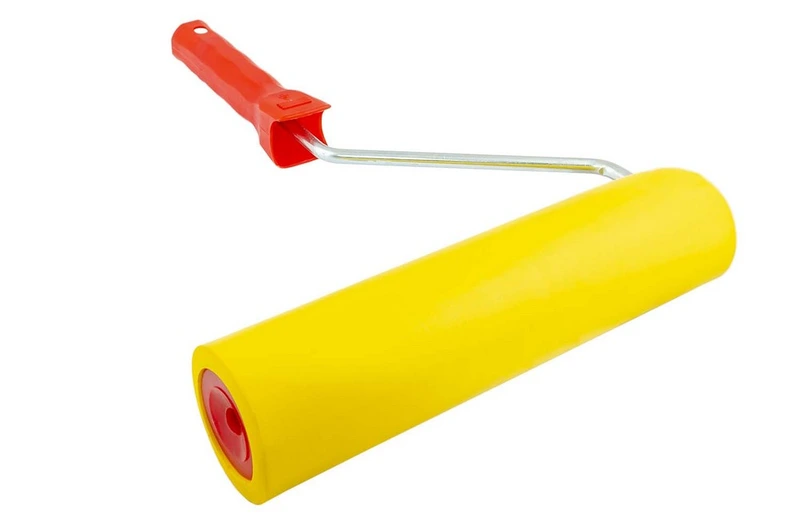 Валик притискний для шпалер MASTERTOOL 58/250 мм Ø 8 мм з ручкою 92-6425 — MASTERTOOL