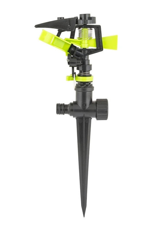 Зрошувач для поливу MASTERTOOL імпульсний ½" 3 режими 20 м на ніжці 5.3-13.5 л/хв 92-9323