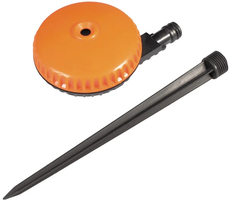 Зрошувач для поливу MASTERTOOL "Равлик" Ø 9 см конекторне з'єднання на ніжці 92-9014 — MASTERTOOL