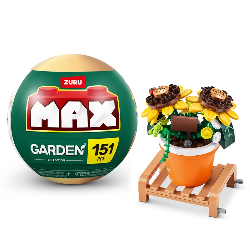 Конструктор в капсулі MAX S1 – САДОВІ РОСЛИНИ В ГОРЩИКАХ (в асорт., в диспл.) — Max