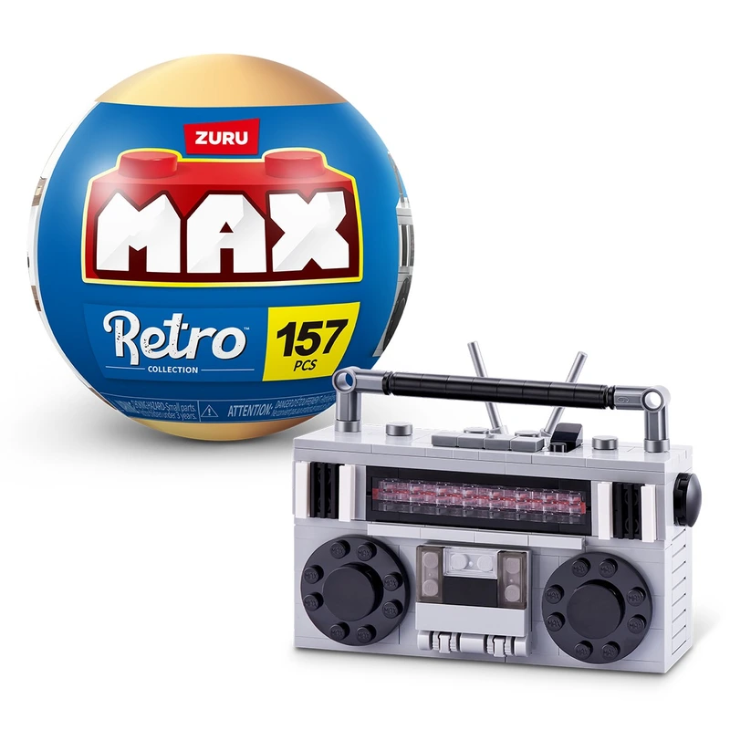 Конструктор в капсулі MAX серії "Retro" S1 – КАСЕТНИЙ МАГНІТОФОН — Max
