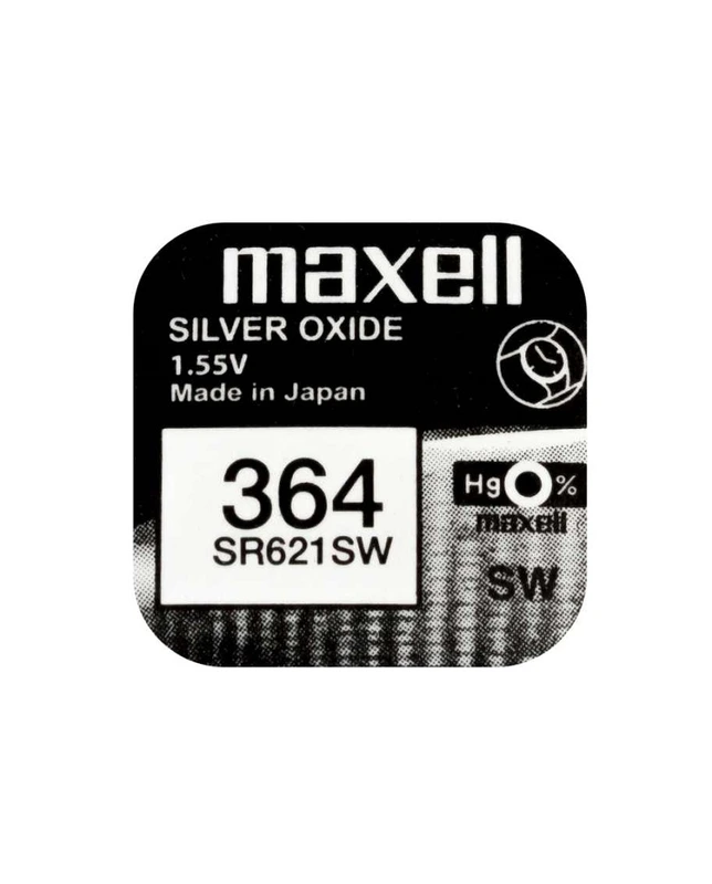 Батарейка MAXELL SR621SW 1PC EU MF (364) A 1шт (M-18292700)