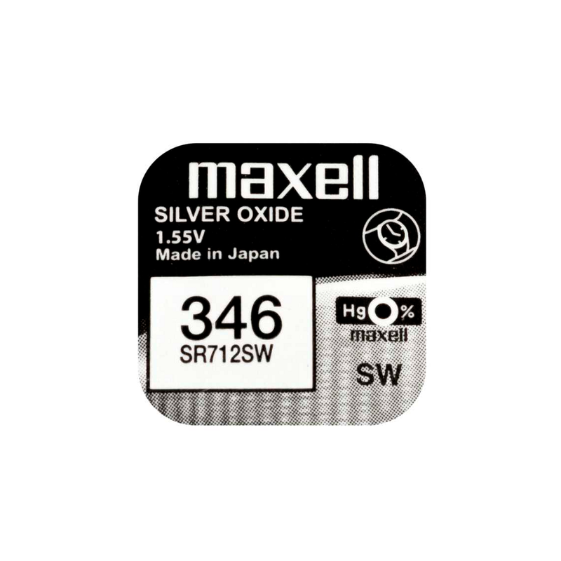 Батарейка MAXELL SR712SW/346 (1шт) — MAXELL
