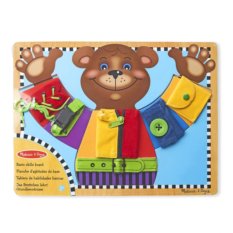 Melissa & Doug: Дерев’яна дошка з застібками — Melissa & Doug