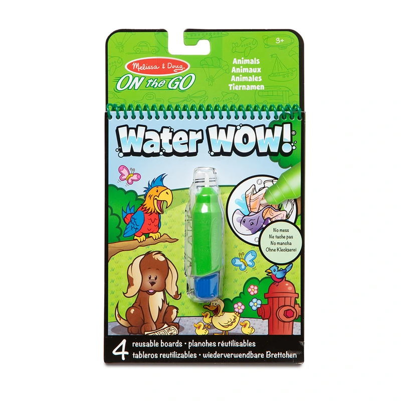 Melissa & Doug. Water WOW: Водна розмальовка з ручкою «Тварини» — Melissa & Doug