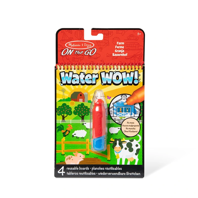 Melissa & Doug. Water WOW: Водна розмальовка з ручкою «Ферма» — Melissa & Doug