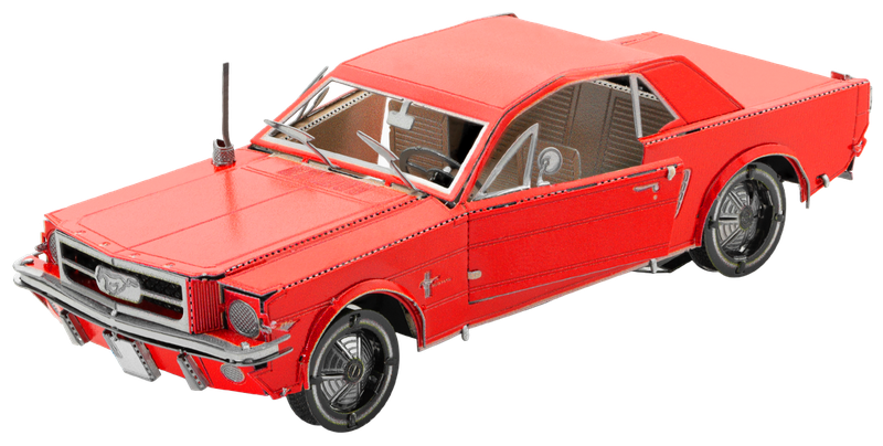 Металевий 3D конструктор "1965 Ford Mustang Coupe, Red Version", Metal Earth, MMS056C