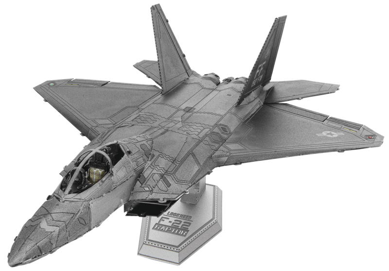 Металевий 3D конструктор "Американський винищувач F-22 Raptor", Metal Earth, ME1016