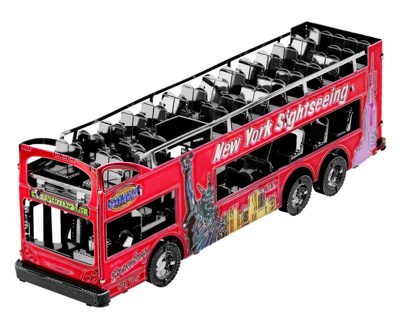 Металевий 3D конструктор "Big Apple Tour Bus", Metal Earth, MMS169
