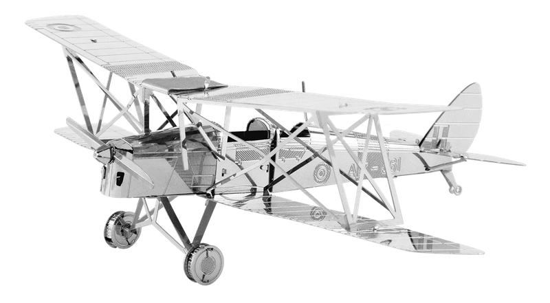Металевий 3D конструктор "Біплан Tiger Moth", Metal Earth, MMS066