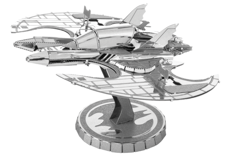 Металевий 3D конструктор "Бойовий автомобіль Batman 1989 Batwing", Metal Earth, MMS373