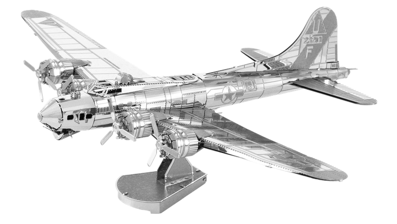 Металевий 3D конструктор "Бомбардувальник B-17 Flying Fortress", Metal Earth, MMS091