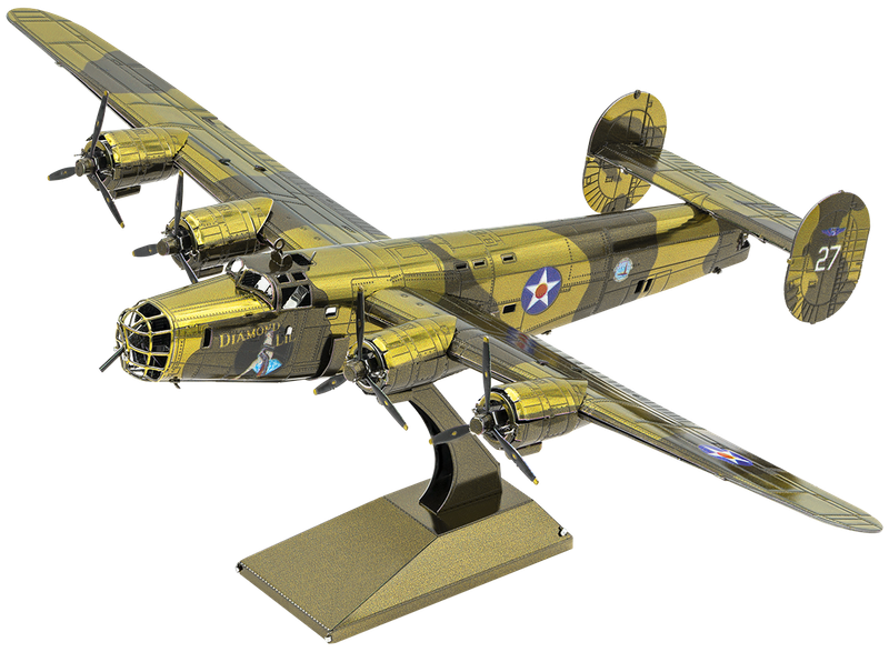 Металевий 3D конструктор "Бомбардувальник B-24 Liberator", Metal Earth, MMS179