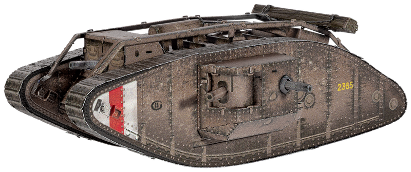 Металевий 3D конструктор "Британський танк Mark IV", Metal Earth, ME1022