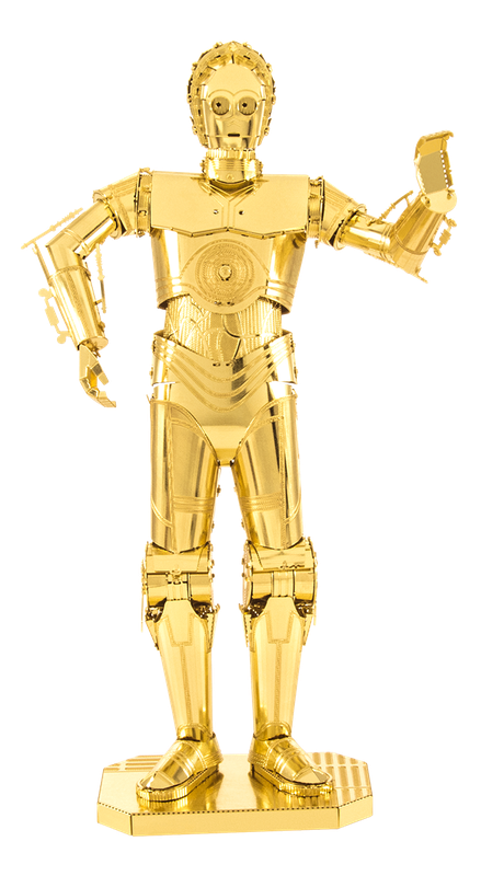 Металевий 3D конструктор "Дроїд Star Wars Gold C-3PO", Metal Earth, MMS270