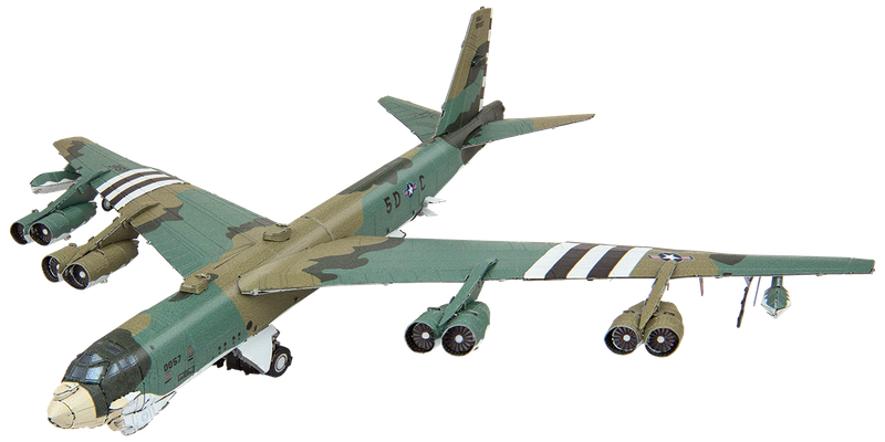 Металевий 3D конструктор "Літак Boeing B-52 Stratofortress", Metal Earth, ME1037