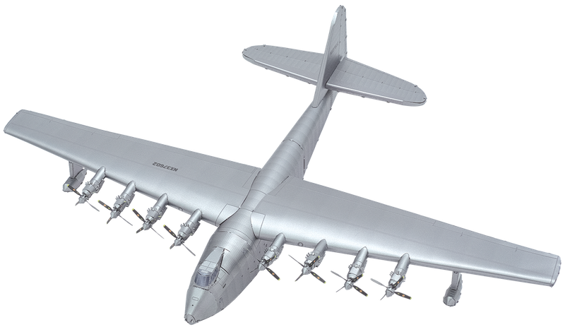 Металевий 3D конструктор "Літак Spruce Goose - Hughes H-4 Hercules", Metal Earth, PS2011