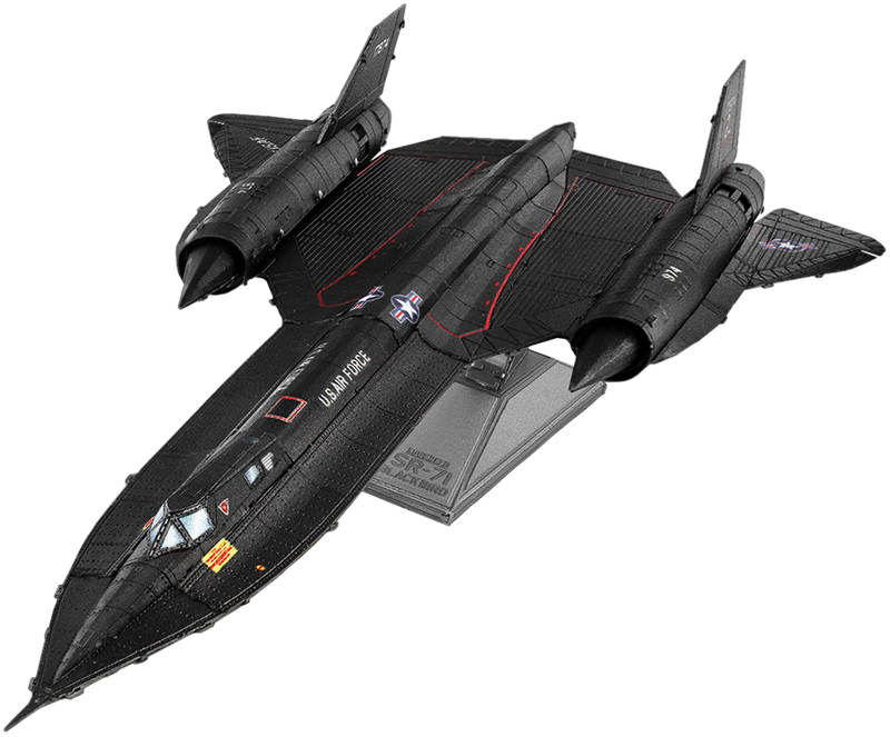 Металевий 3D конструктор "Літак ВПС США Lockheed SR-71 Blackbird", Metal Earth, ME1034