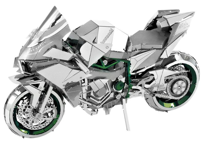 Металевий 3D конструктор "Мотоцикл Kawasaki Ninja H2R", Metal Earth, ICX021