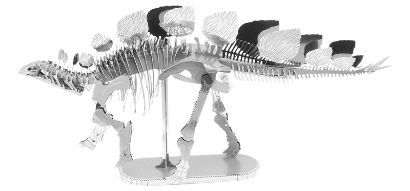 Металевий 3D конструктор "Скелет Stegosaurus", Metal Earth, MMS100