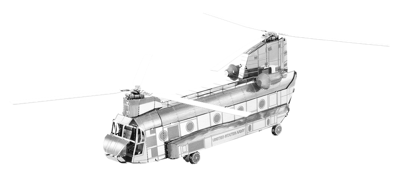 Металевий 3D конструктор "Військово-транспортний вертоліт CH-47 Chinook", Metal Earth, MMS084