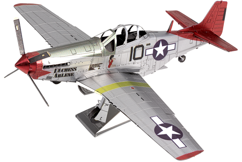 Металевий 3D конструктор "Винищувач Tuskegee Airmen P-51D Mustang", Metal Earth, ICX142