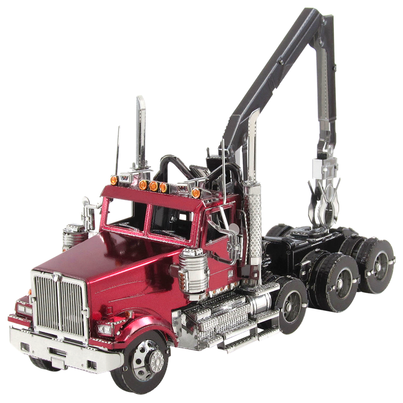 Металевий 3D конструктор "Western Star 4900SF Log Truck", Metal Earth, MMS178