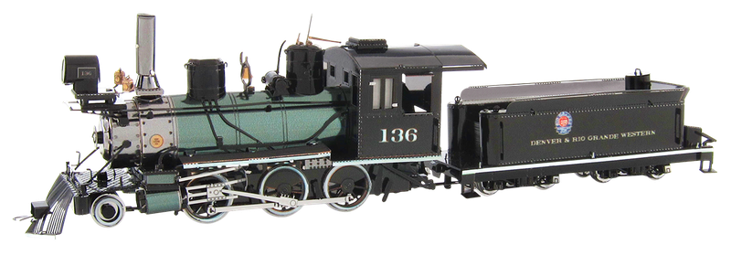 Металевий 3D конструктор "Wild West 2-6-0 Locomotive", Metal Earth, MMS190