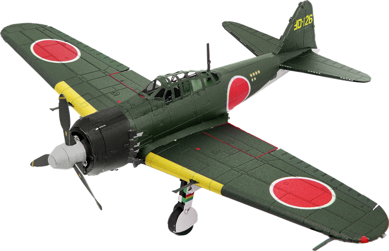 Металевий 3D конструктор "Японський винищувач Mitsubishi Zero", Metal Earth, ME1012